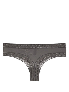 Gabby zigzag-trim Brazilian briefs