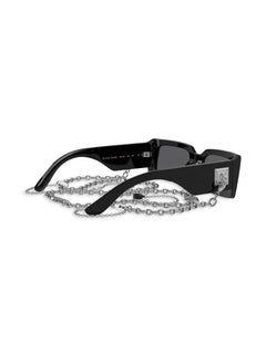 Zebra rectangle-frame sunglasses