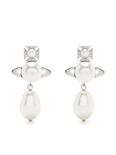 Orb-embellished stud earrings