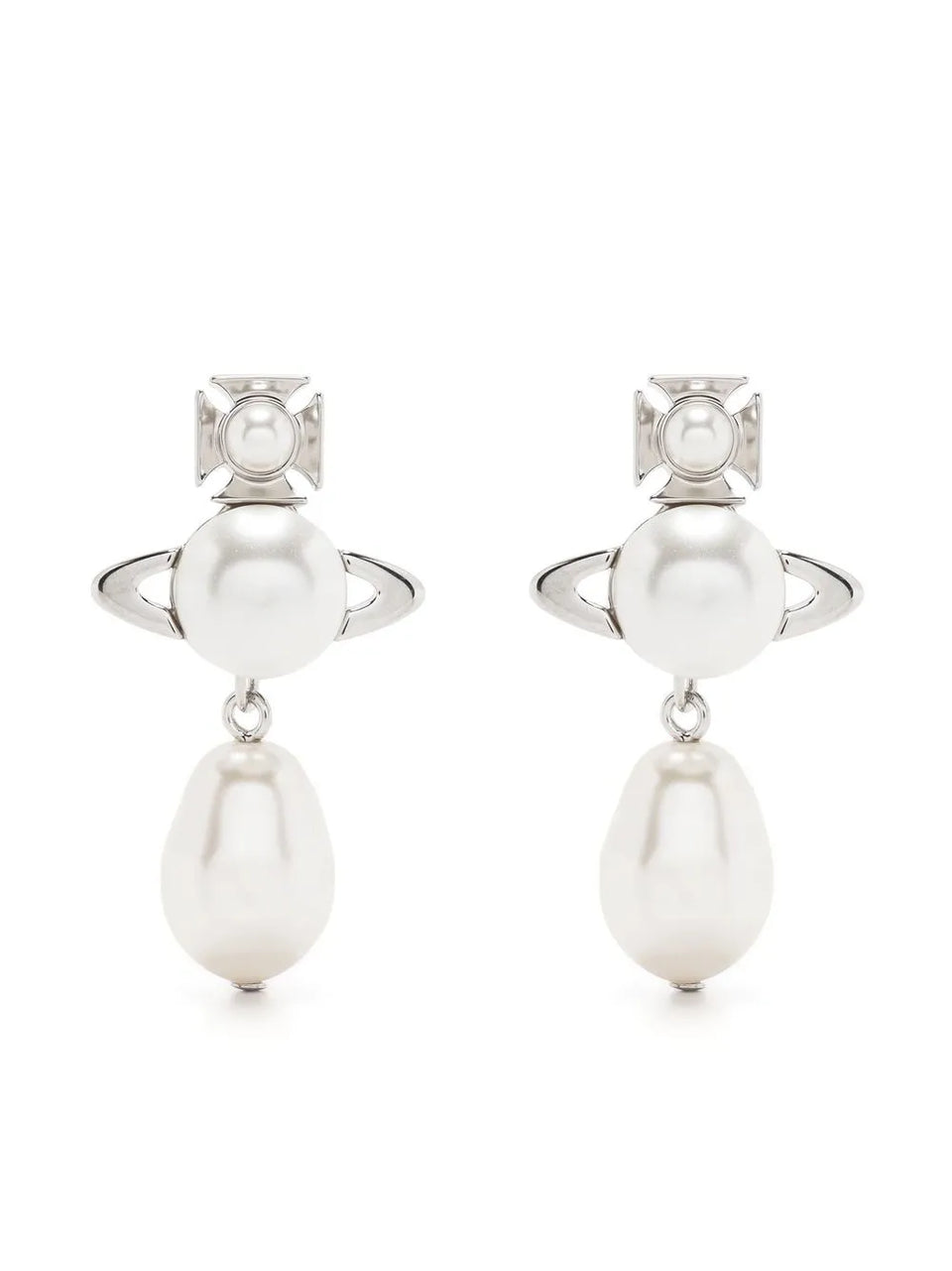 Orb-embellished stud earrings
