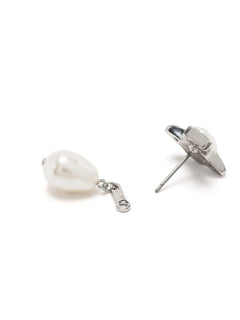 Orb-embellished stud earrings