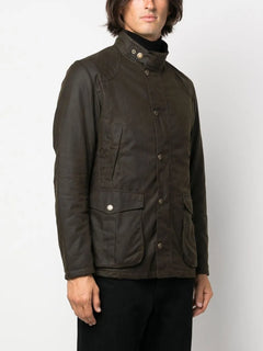 press-stud cotton jacket