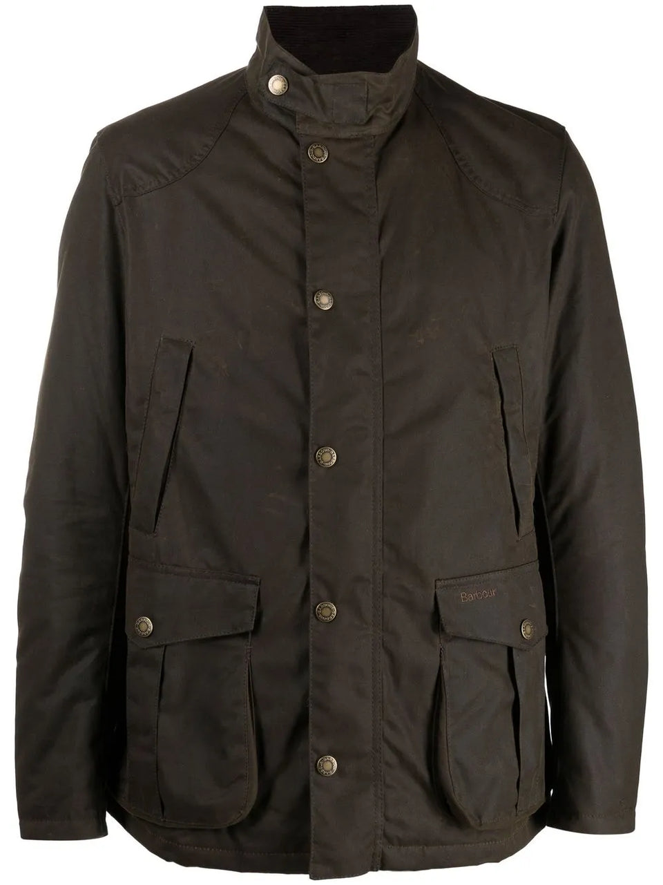 press-stud cotton jacket