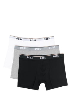 pack of three logo-waistband boxer briefs