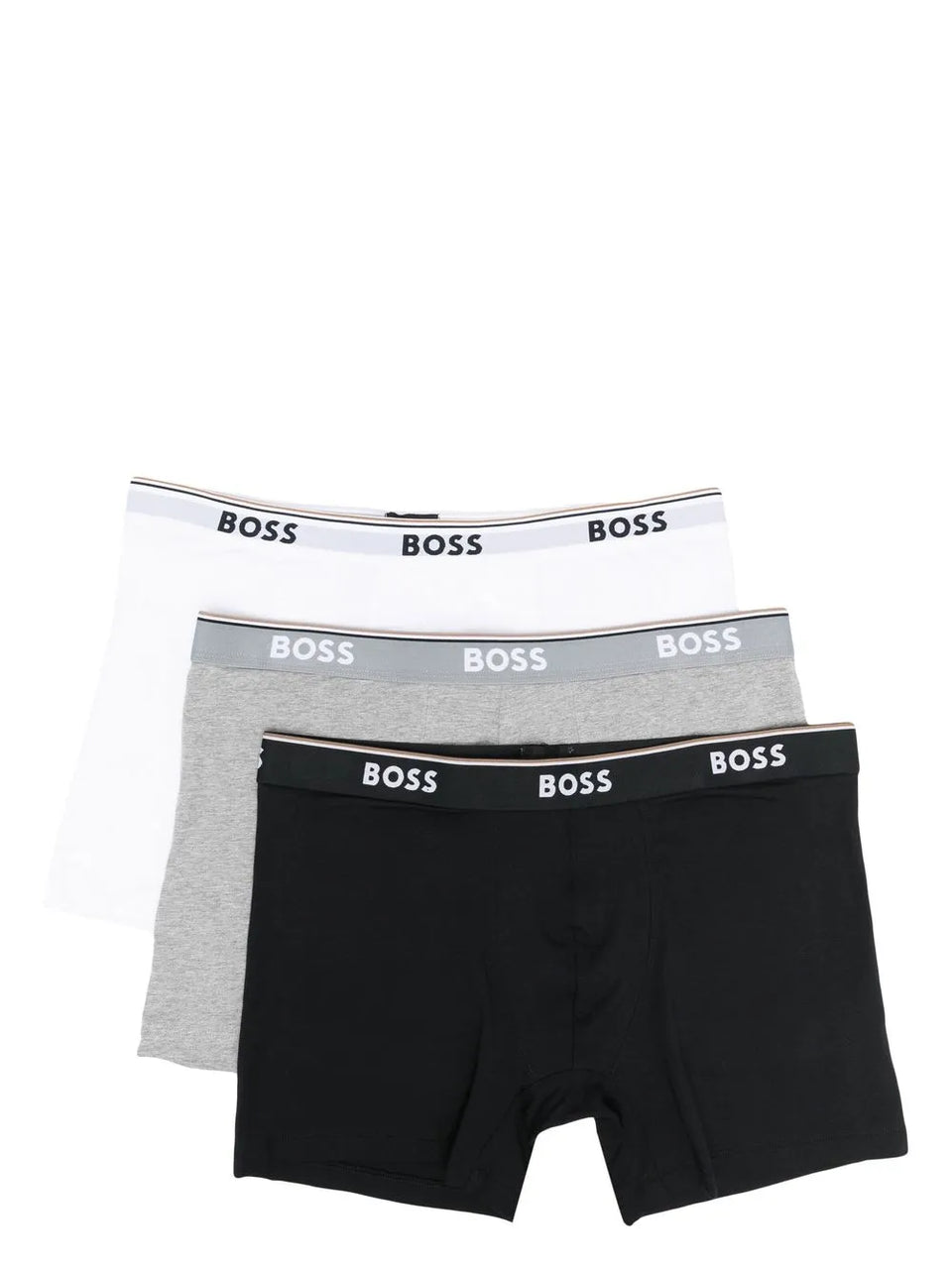 pack of three logo-waistband boxer briefs