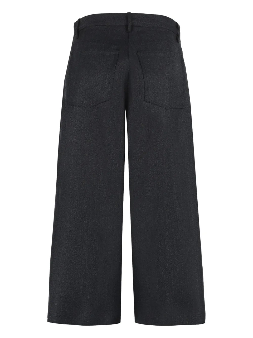 wide-leg cropped trousers