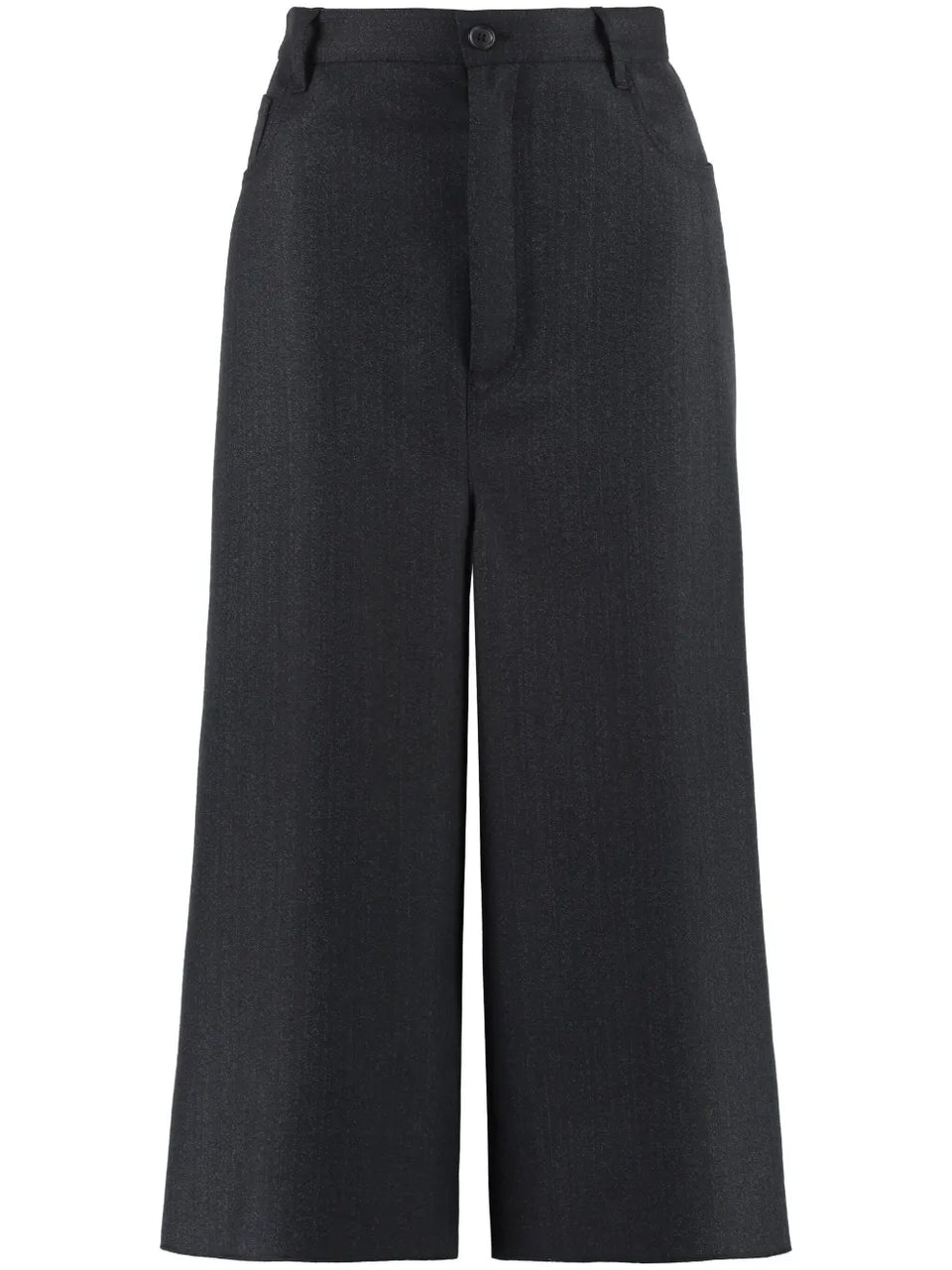 wide-leg cropped trousers