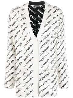 Mini Allover Logo cardigan