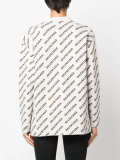 Mini Allover Logo cardigan