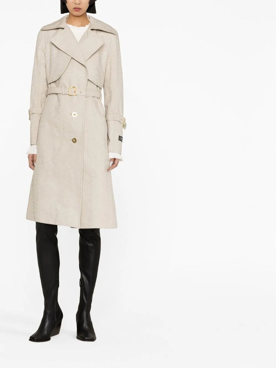 belted trench coat