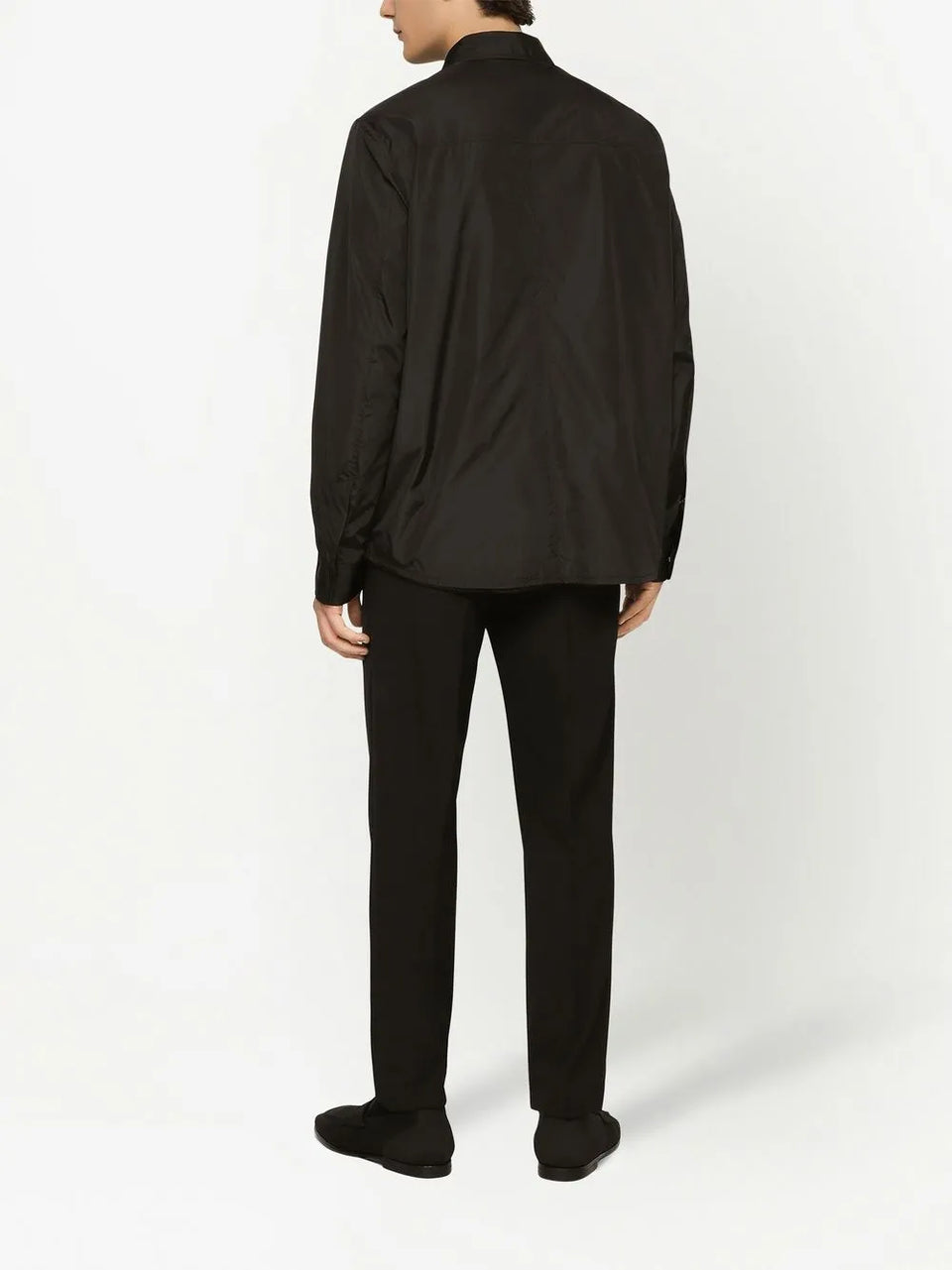 logo-patch long sleeve shirt