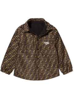 revisable FF-monogram print shirt jacket