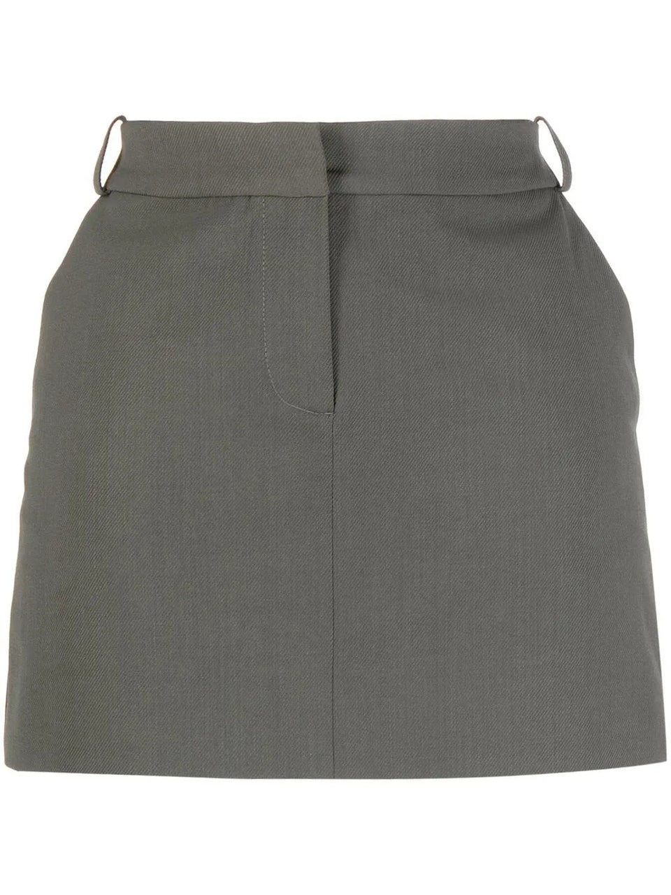 Wool Blend Mini Skirt