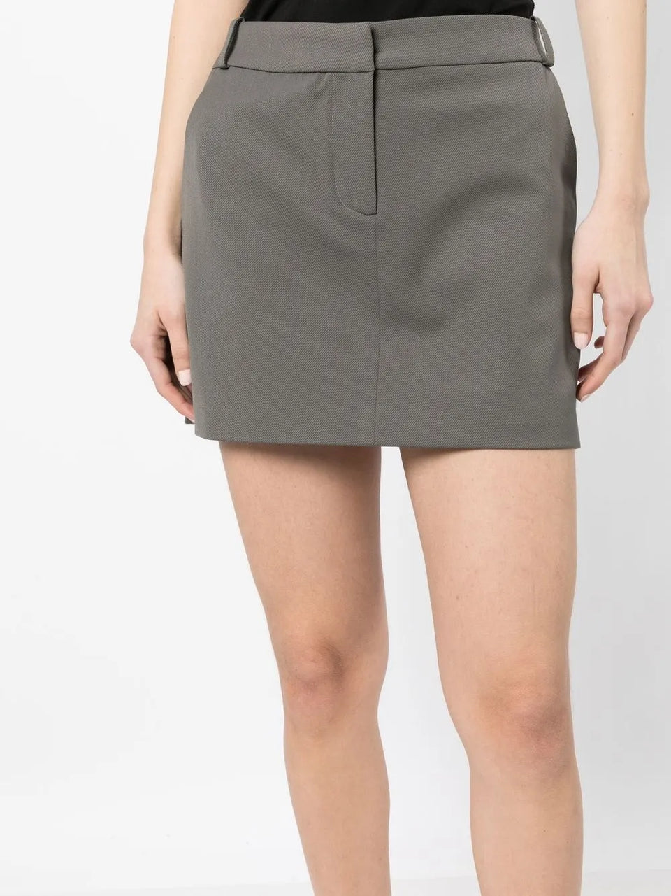 Wool Blend Mini Skirt