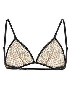 mesh-detail triangle bra