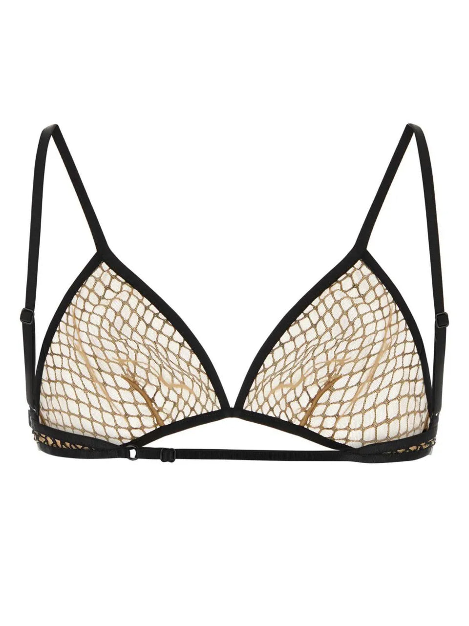 mesh-detail triangle bra