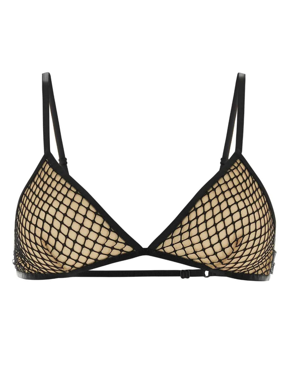 mesh-detail triangle bra