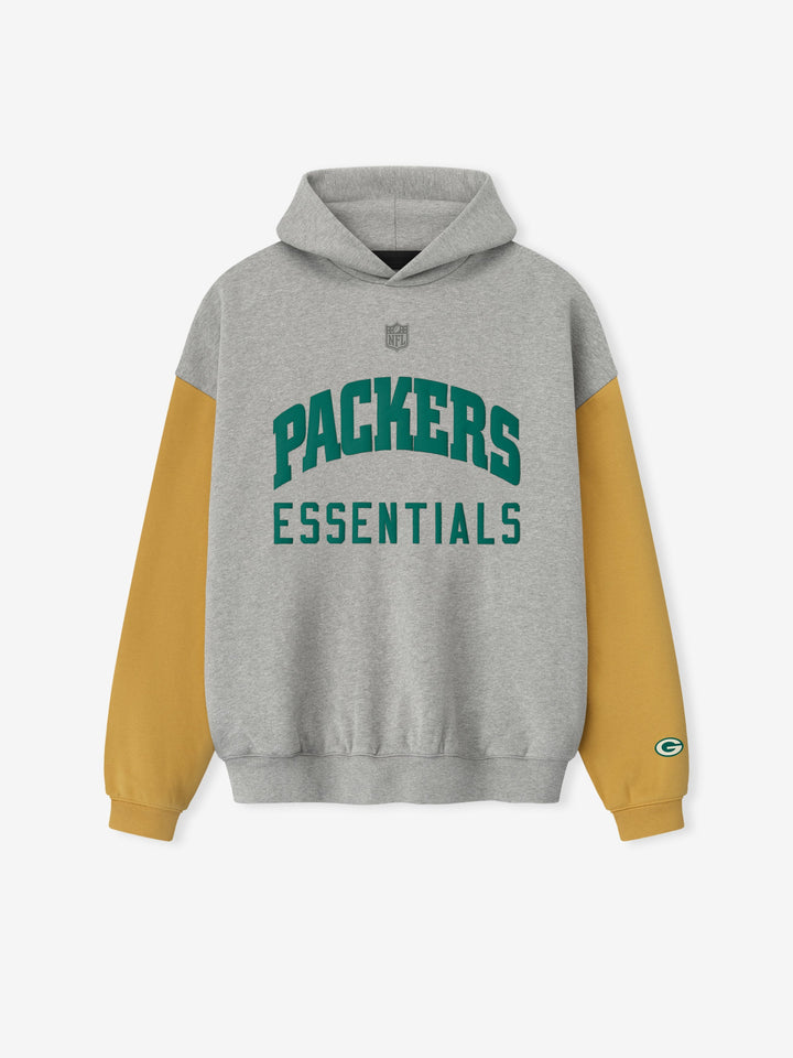 Essentials Packers Sport Hoodie Concrete Heather/Canyon