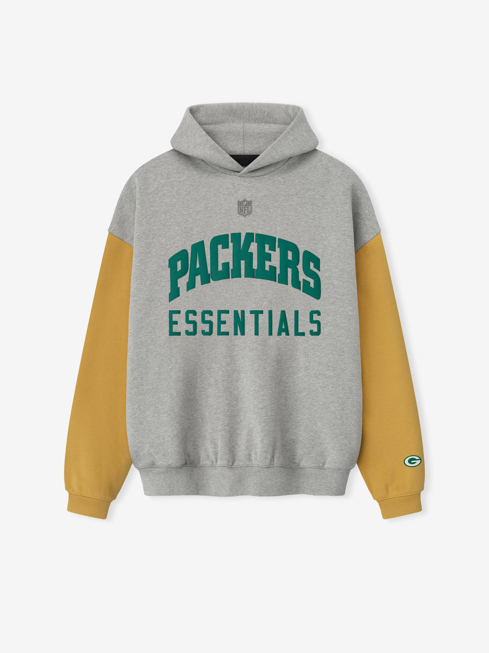 Essentials Packers Sport Hoodie Concrete Heather/Canyon