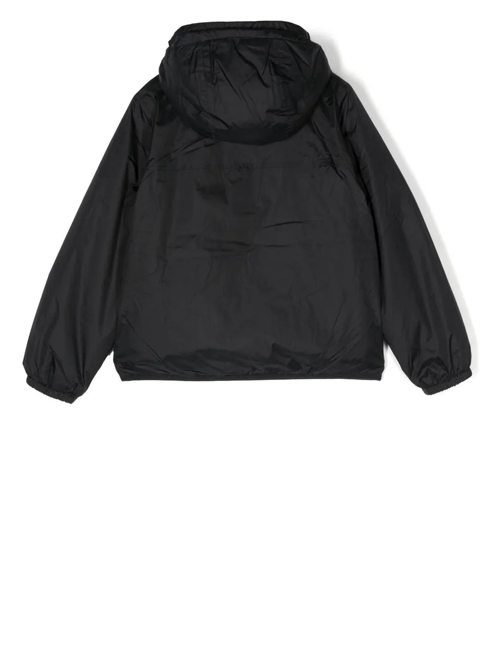 logo-patch hooded jacket