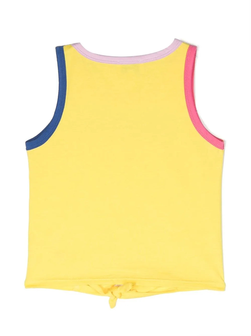 logo-embroidered tank top