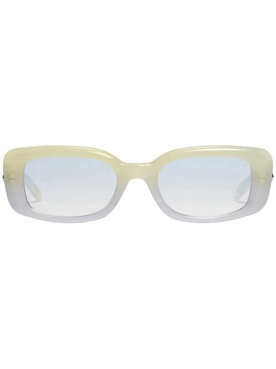 gradient-effect rectangular frame sunglasses