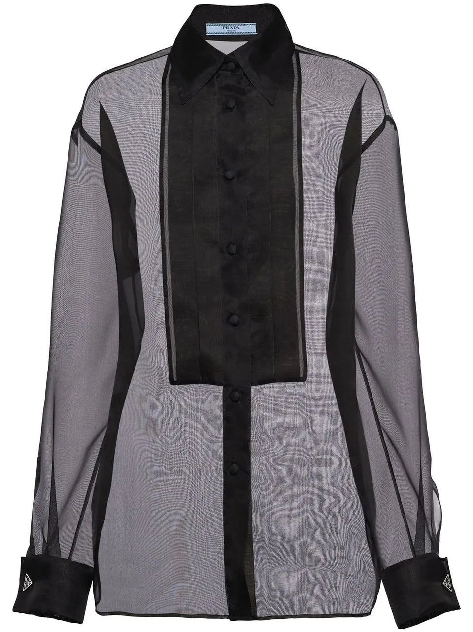 sheer organza shirt