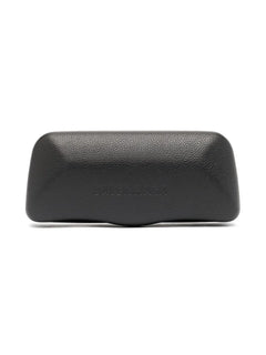 square-frame logo-print sunglasses