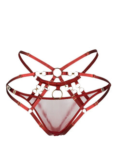 Kleio backless satin briefs