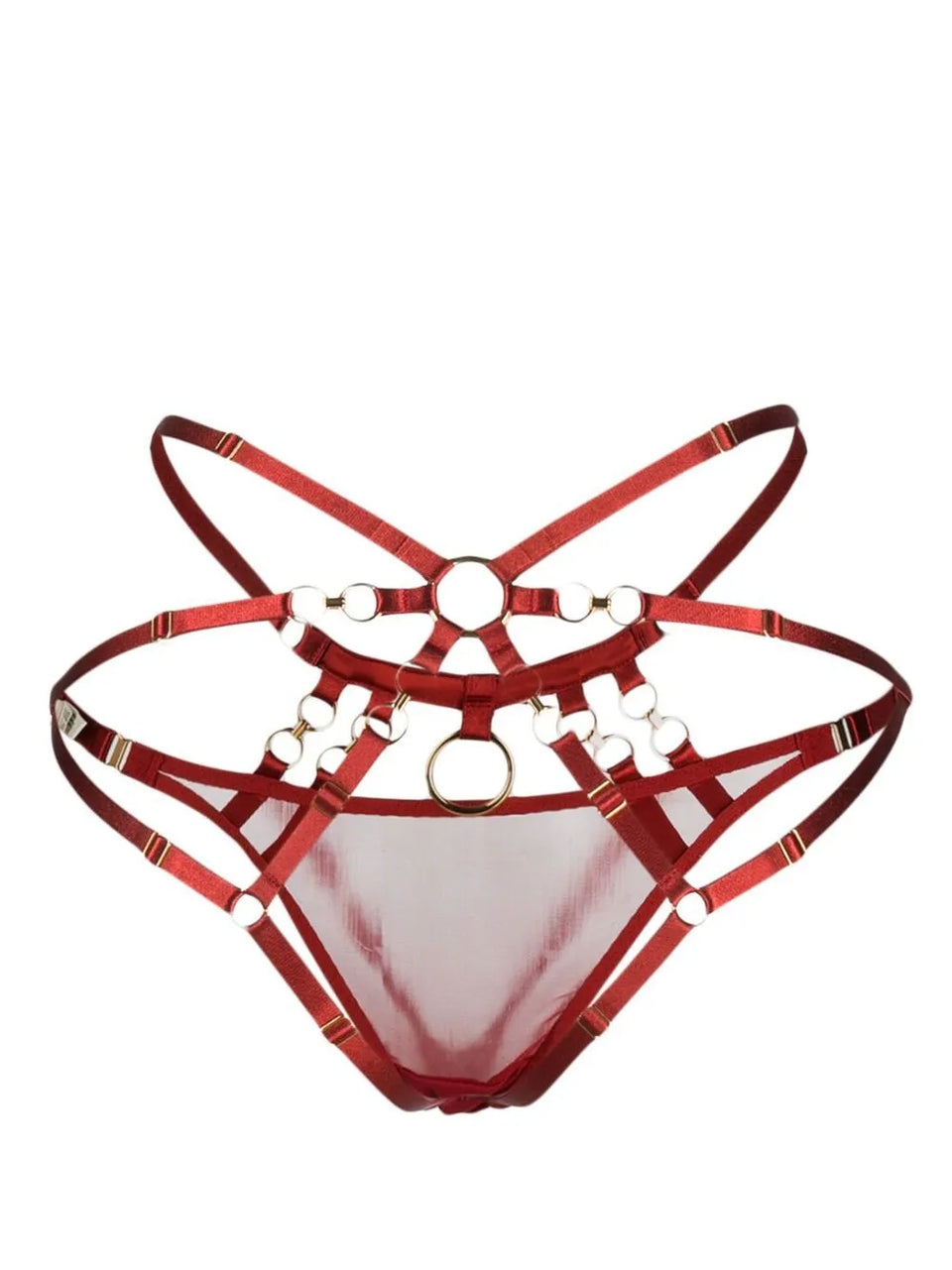 Kleio backless satin briefs