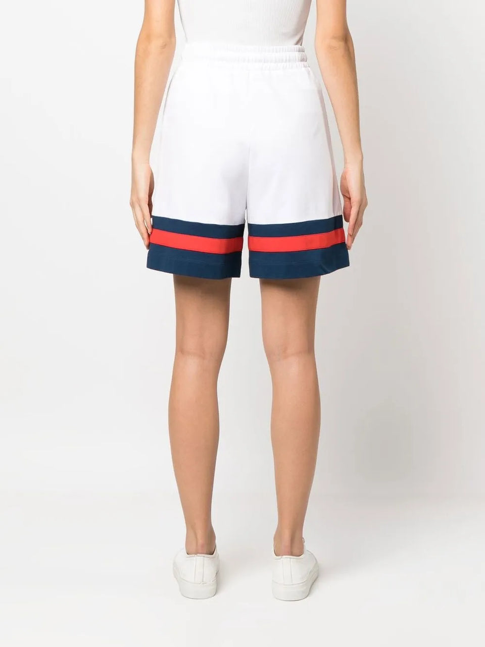 stripe-detail shorts