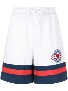 stripe-detail shorts