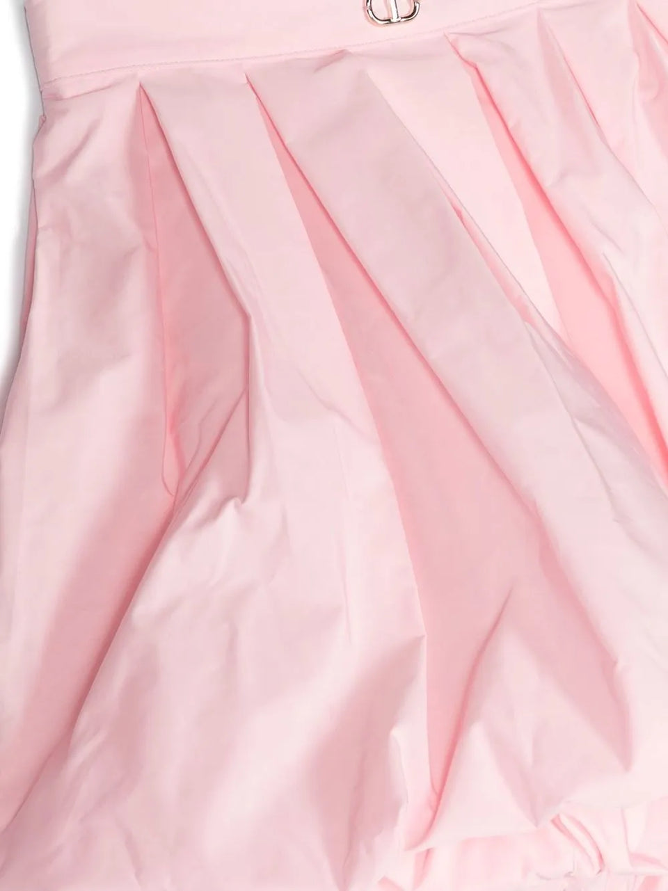 pleated A-line skirt