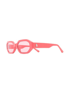 x The Attico Irene oval-frame sunglasses