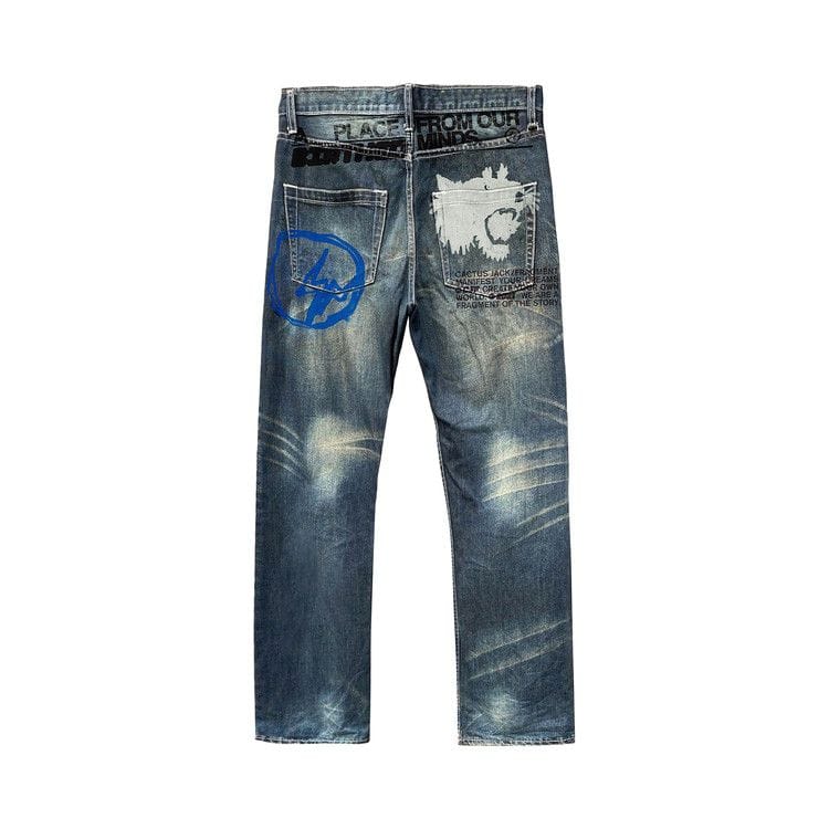 Cactus Jack by Travis Scott For Fragment From Our Minds Denim Pant Blue