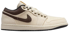 Jordan 1 Low Premium Pale Ivory Off Noir Baroque Brown