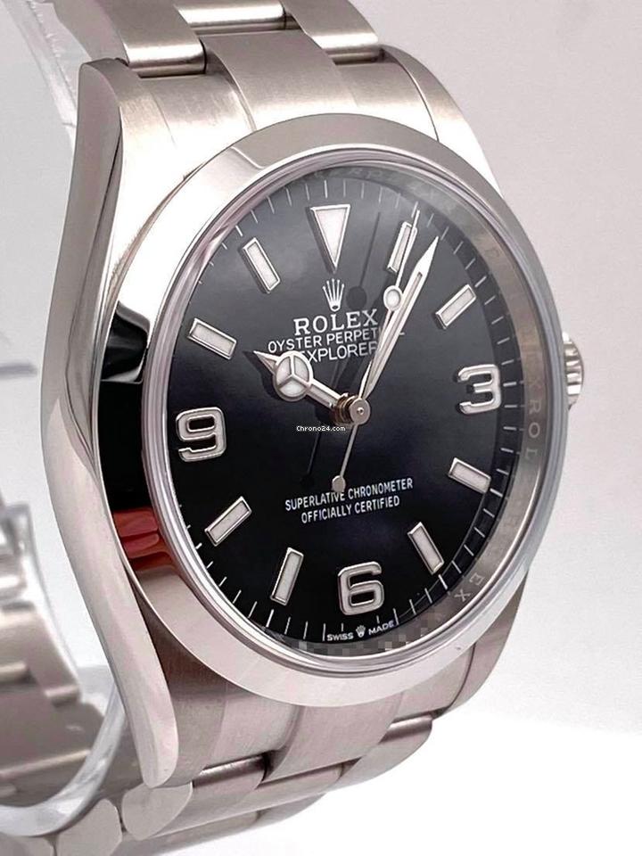 Rolex | Explorer | 124270 | Steel | 36 x 39 mm | Steel | Black | Automatic