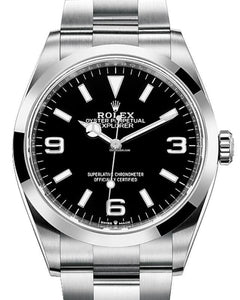 Rolex | Explorer | 124270 | Steel | 36 x 39 mm | Steel | Black | Automatic