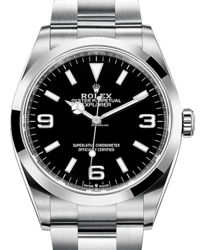 Rolex | Explorer | 124270 | Steel | 36 x 39 mm | Steel | Black | Automatic