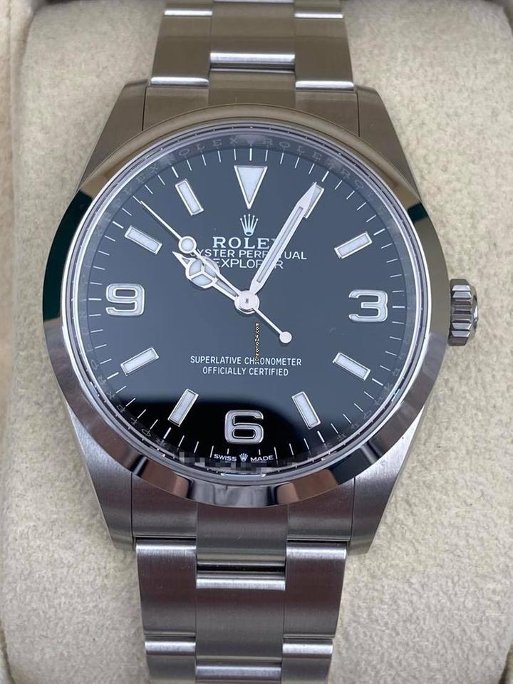 Rolex | Explorer | 124270 | Steel | 36 x 39 mm | Steel | Black | Automatic