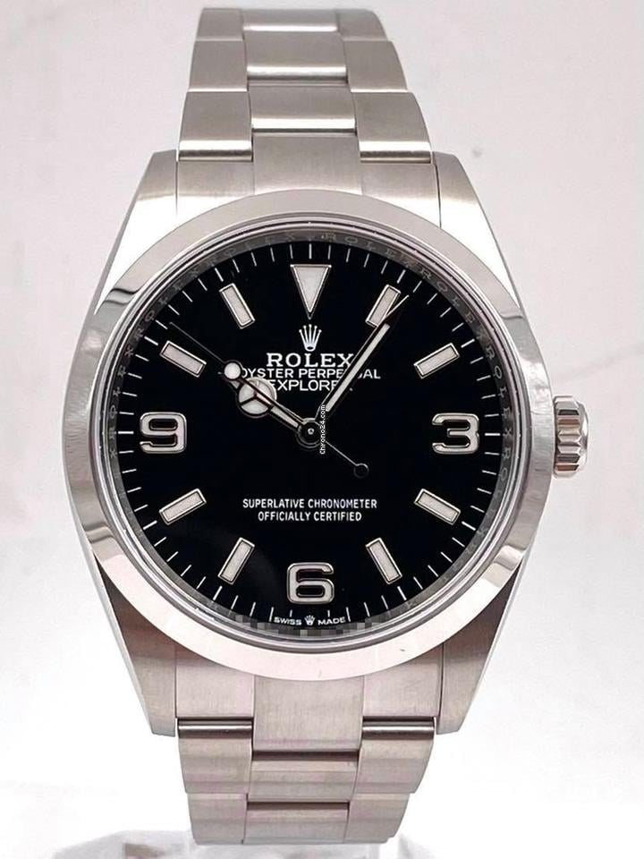 Rolex | Explorer | 124270 | Steel | 36 x 39 mm | Steel | Black | Automatic