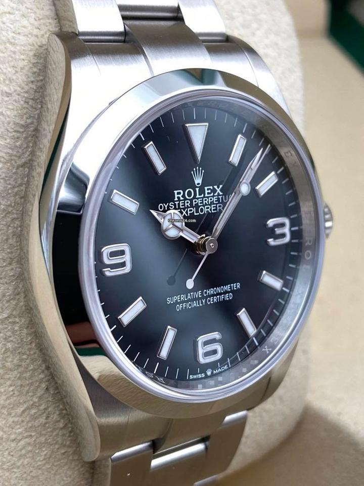 Rolex | Explorer | 124270 | Steel | 36 x 39 mm | Steel | Black | Automatic