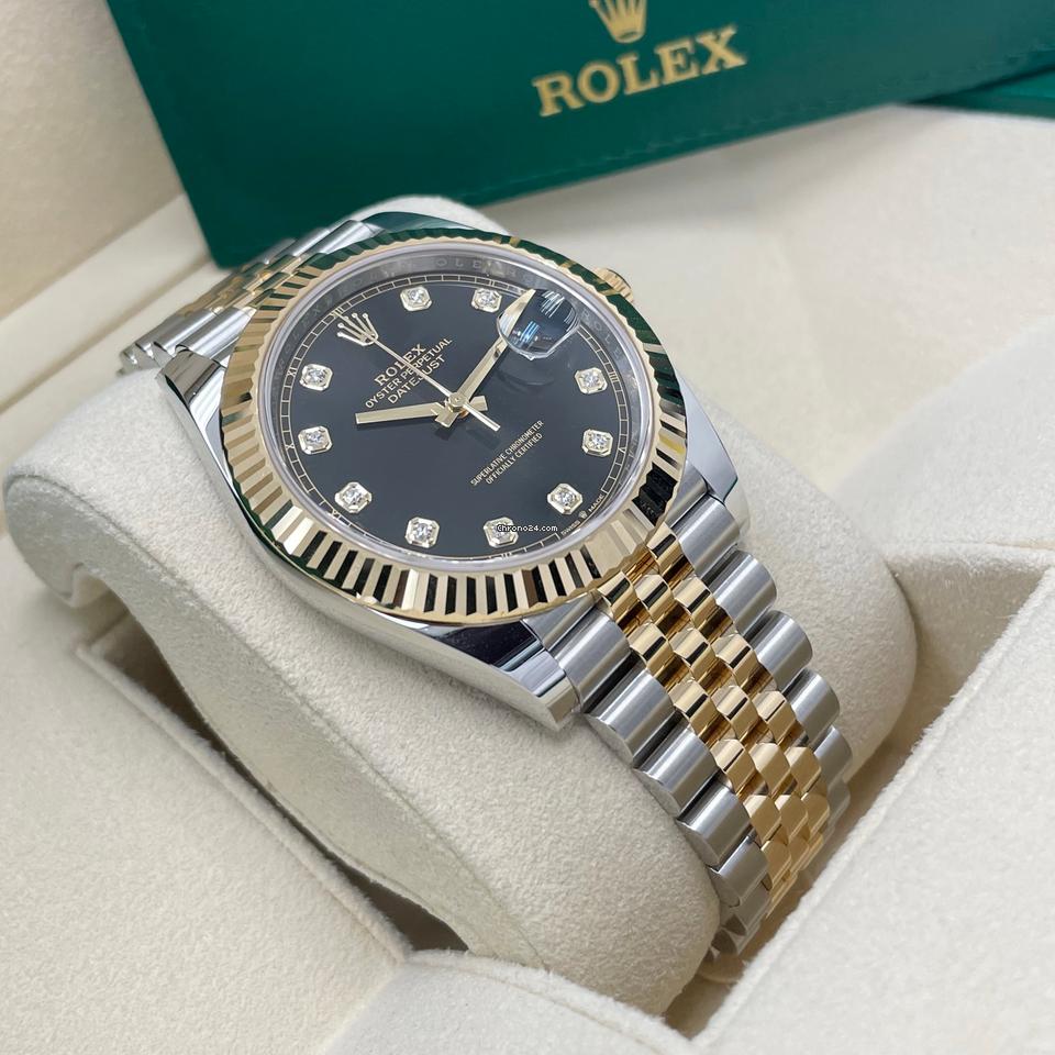 Rolex | Datejust | 126333-0006 | Gold/Steel | 41 mm | Gold/Steel | Black | Automatic