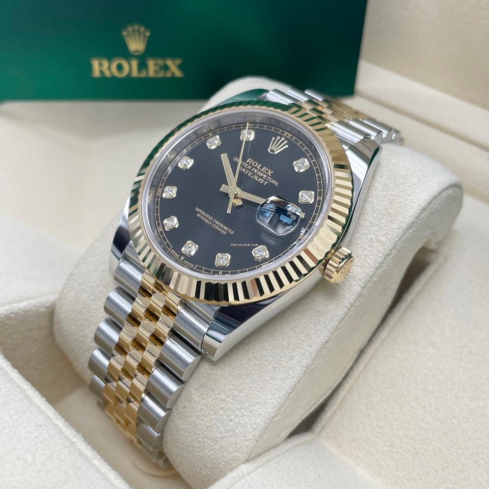 Rolex | Datejust | 126333-0006 | Gold/Steel | 41 mm | Gold/Steel | Black | Automatic