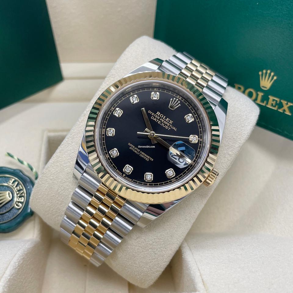 Rolex | Datejust | 126333-0006 | Gold/Steel | 41 mm | Gold/Steel | Black | Automatic