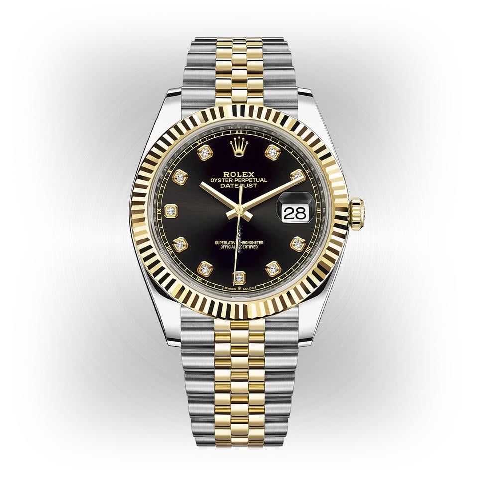 Rolex | Datejust | 126333-0006 | Gold/Steel | 41 mm | Gold/Steel | Black | Automatic