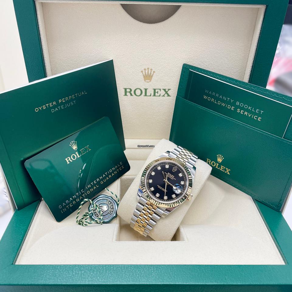 Rolex | Datejust | 126333-0006 | Gold/Steel | 41 mm | Gold/Steel | Black | Automatic