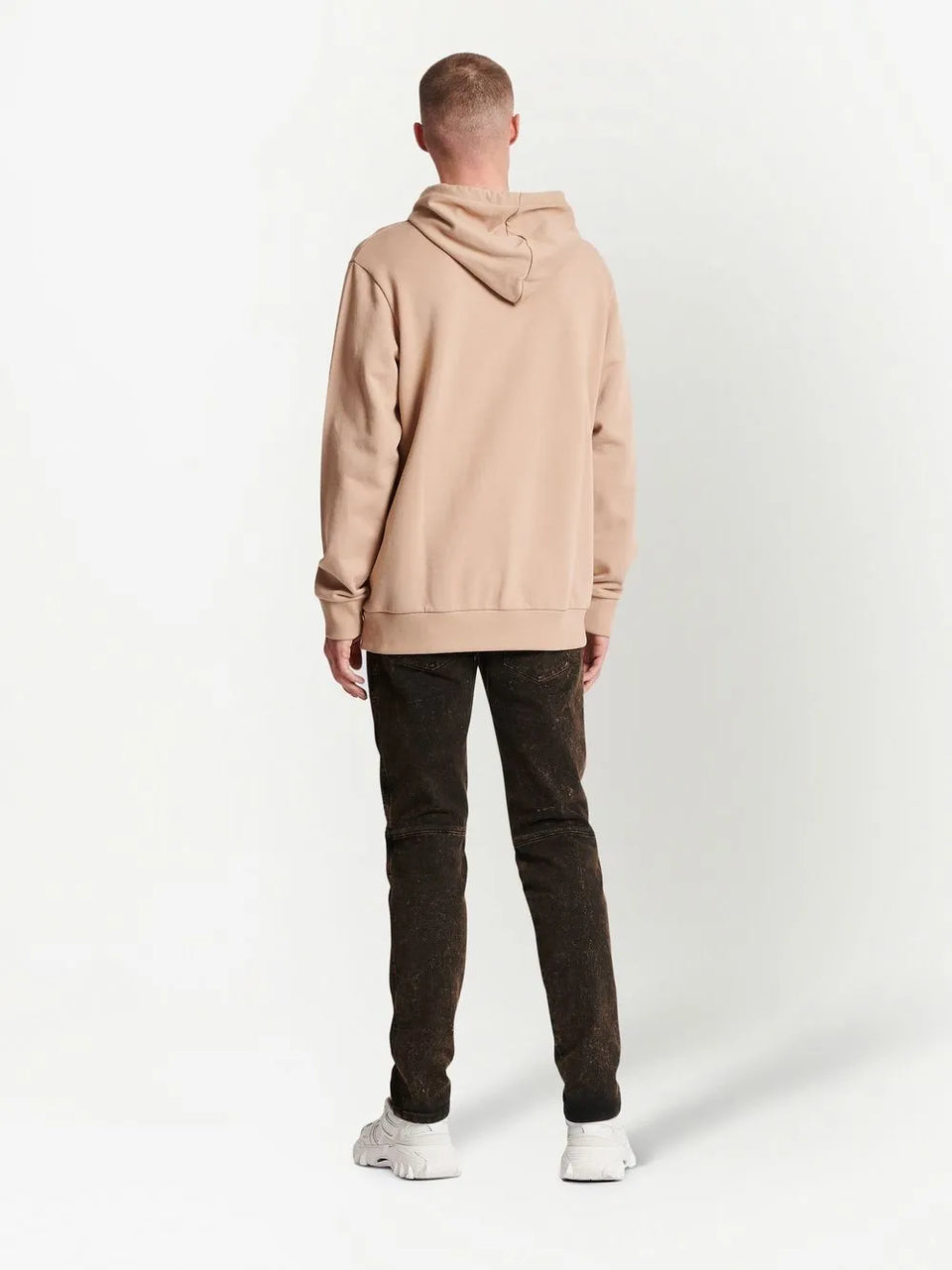 logo-embossed cotton Hoodie