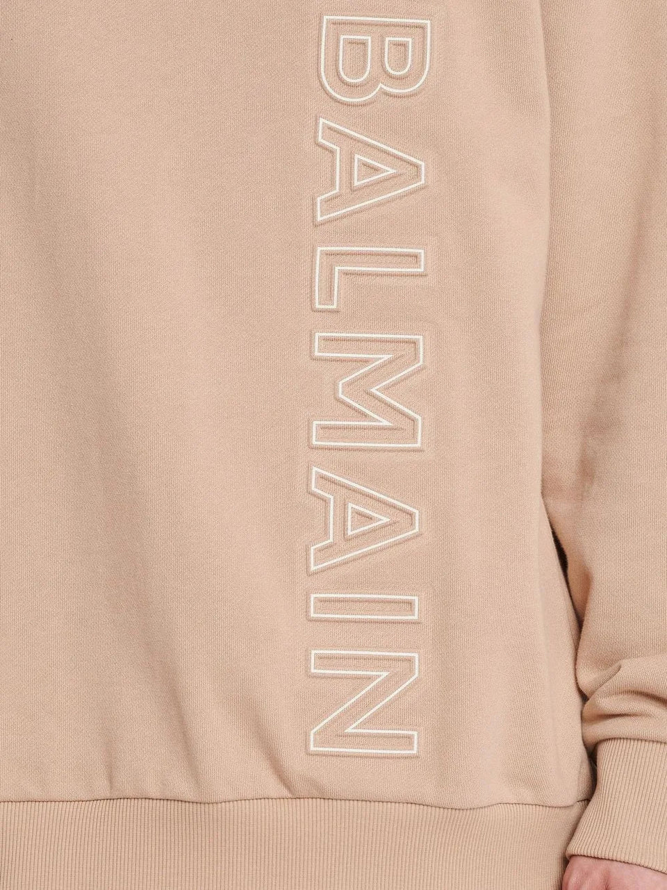logo-embossed cotton Hoodie