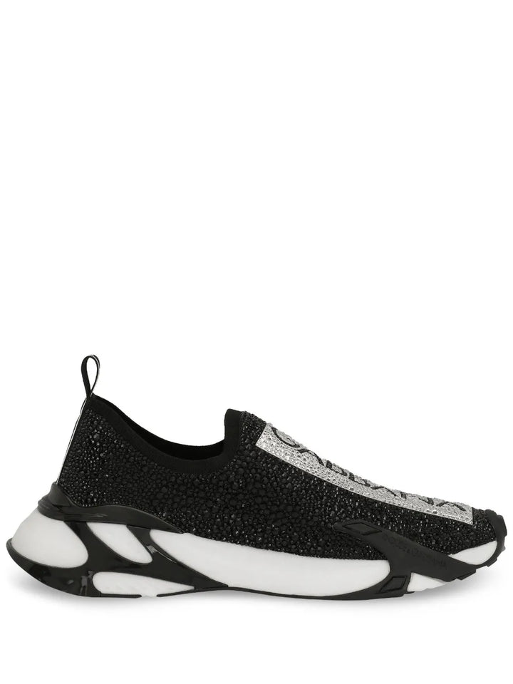 Fast rhinestone-embellished sneakers
